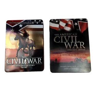 The American Civil War - 2 Tin DVD Sets - 3 DVD & 5 DVD - Collectors‎ Editions